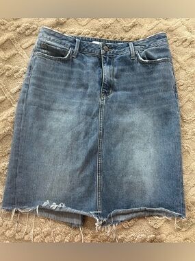 Sam Edelman Light Blue Denim Riley Skirt